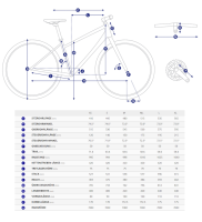 Giant Rennrad Giant Defy Advanced 1 Geometriedaten